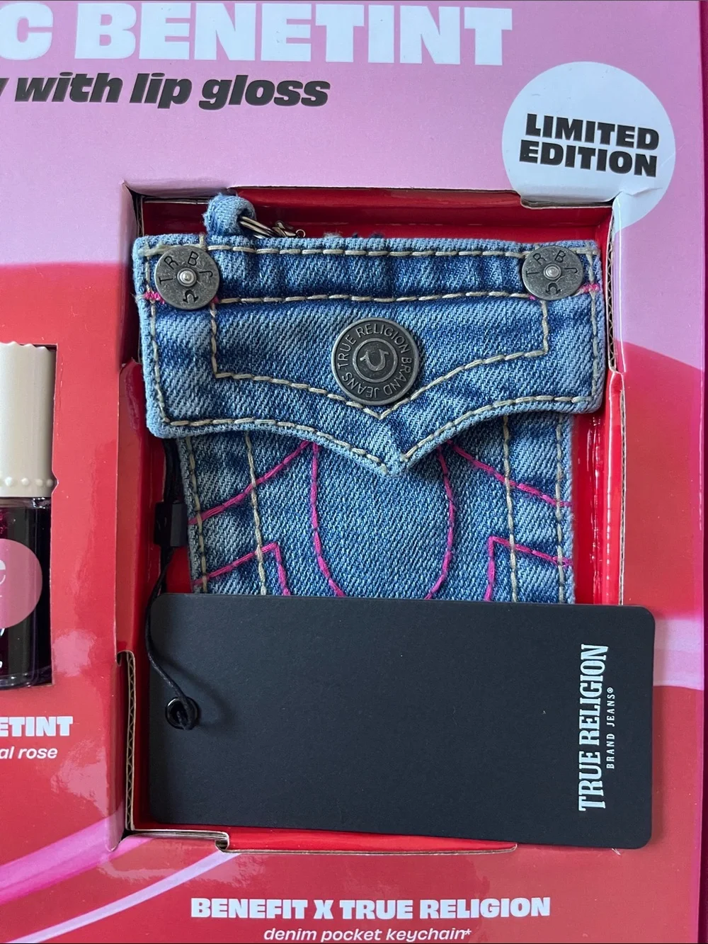Benefit cosmetics Pocket Pal Lip Tint & Gloss Set - Pink/Red